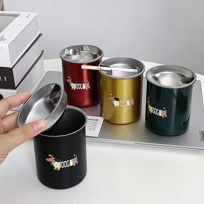 Thermal mug with funny dog breakfast design Stornfield