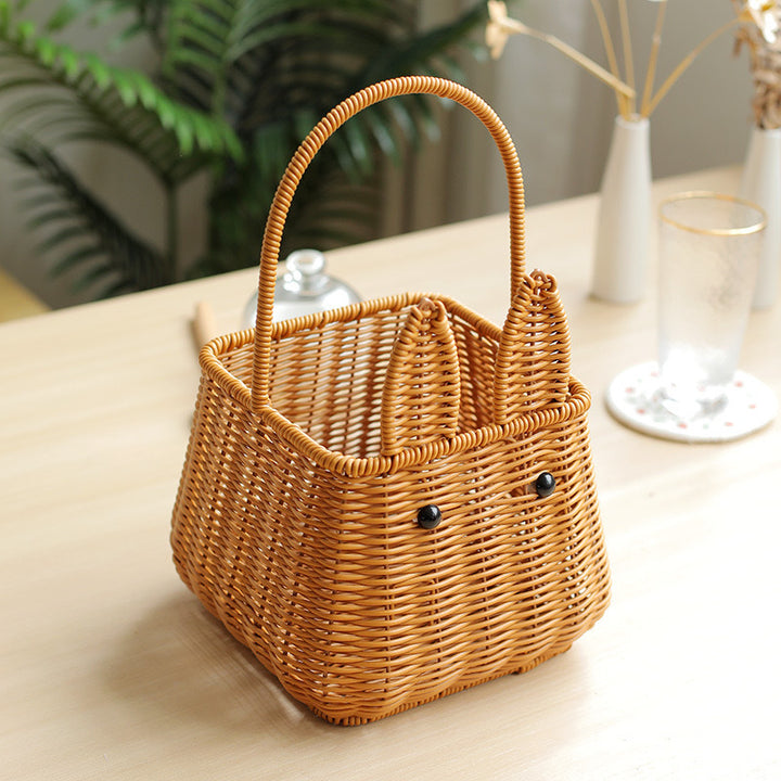 Rabbit Ears Woven Storage Basket Stornfield