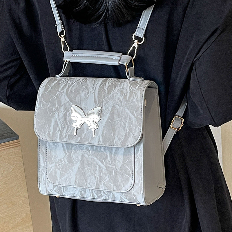Butterfly-Embellished Handbag