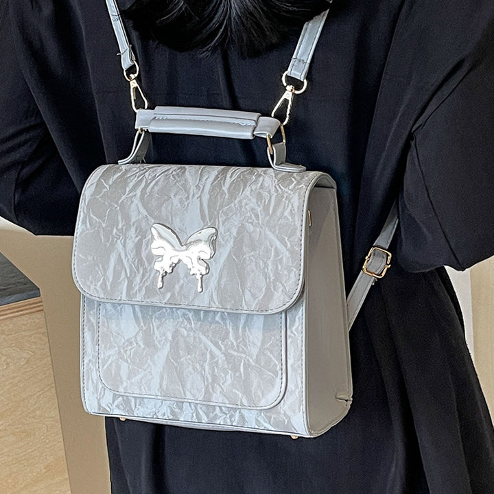 Butterfly-Embellished Handbag