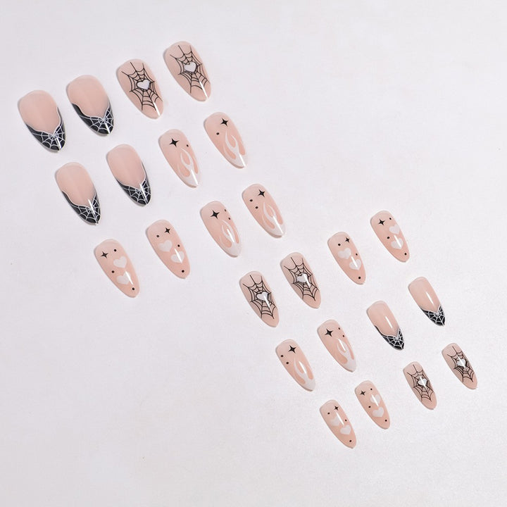 Artistic Halloween-Themed Press-On Nail Art Stornfield 1789805114
