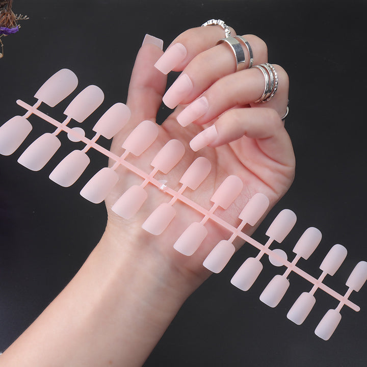 Matte Finish Press-On Nail Set Stornfield