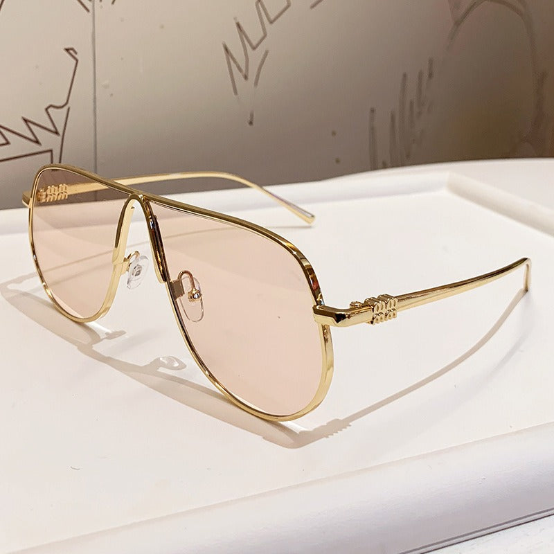 Men's Luxurious Oversized Aviator Sunglasses Stornfield