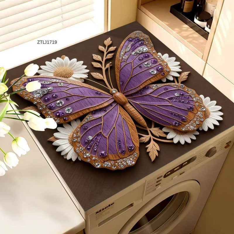Floral Butterfly Design Table Mat Stornfield