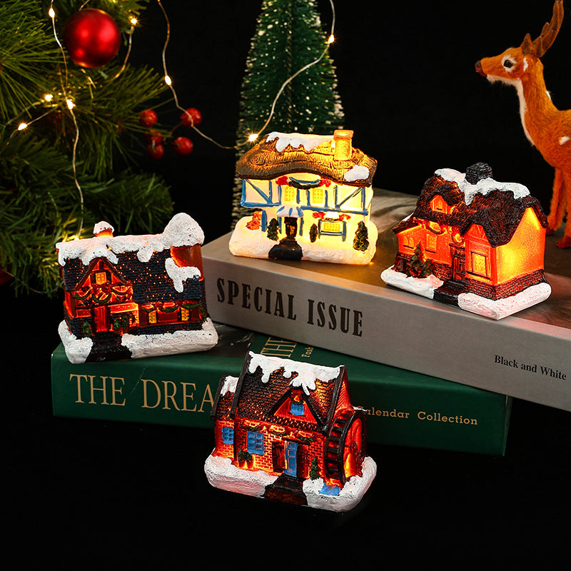 Nostalgic Christmas Village House Decoration Stornfield