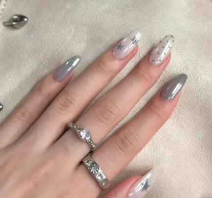 Artistic Heart Pattern Nail Art Extensions Stornfield
