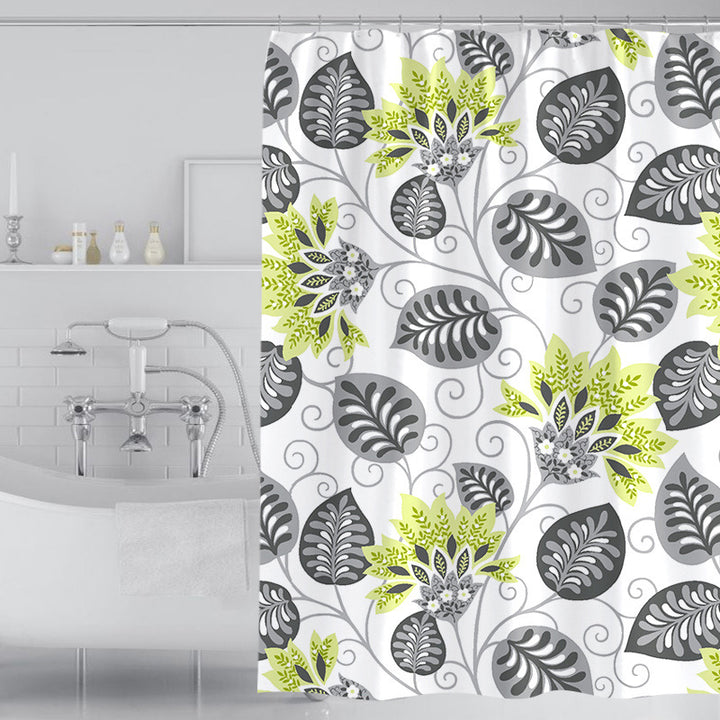 Women's Elegant Floral Shower Curtain Stornfield