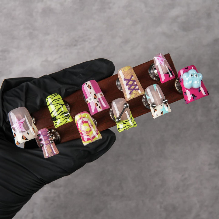 Creative 3D Press-On Nail Art Set