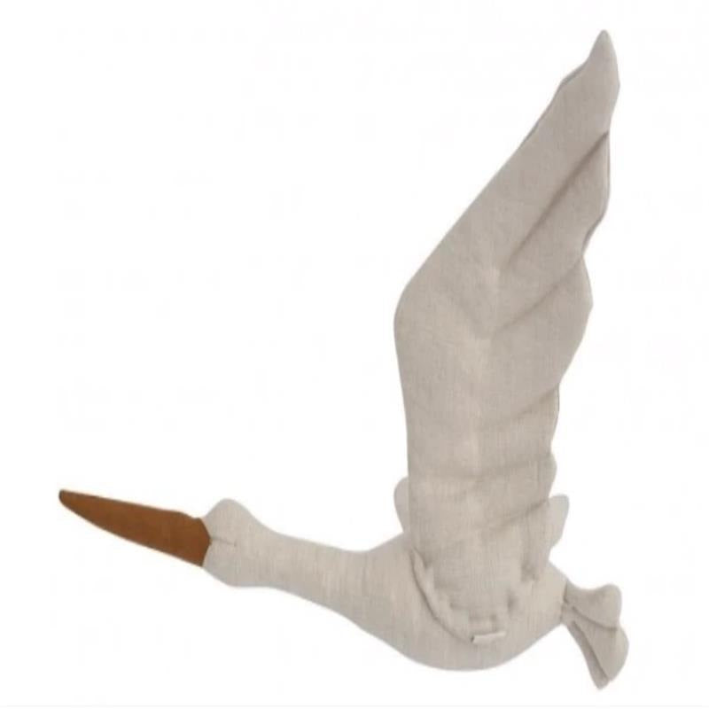 Handcrafted Long‑Neck Long‑Leg Flamingo Plush Decorative Pillow