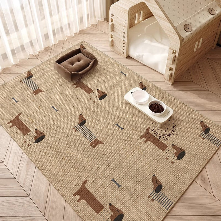 Cat-Themed Pet Feeding Mat