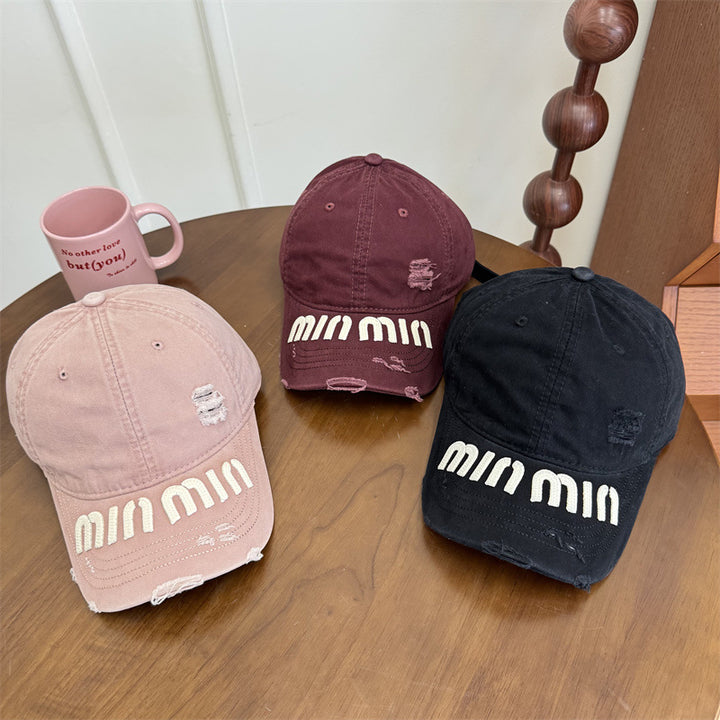 Women's Distressed Graphic Baseball Cap Stornfield