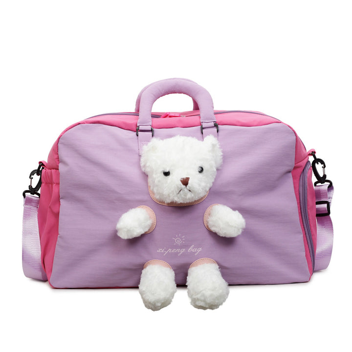Travel bag with cute plush bear Stornfield