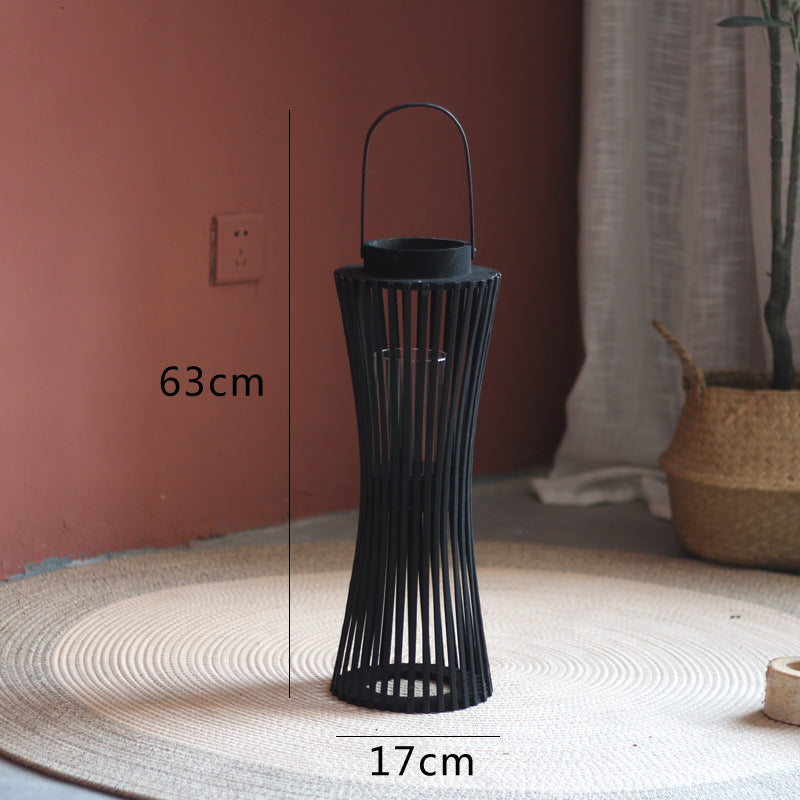 Modern lantern with braided design Stornfield