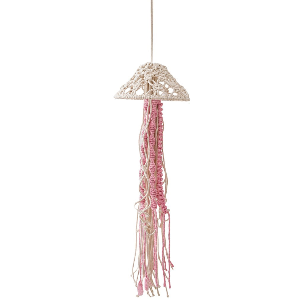 Decorative Macramé Jellyfish Wall Art Stornfield