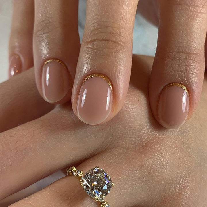 Elegant Nail Art in Modern French Tip Style Stornfield