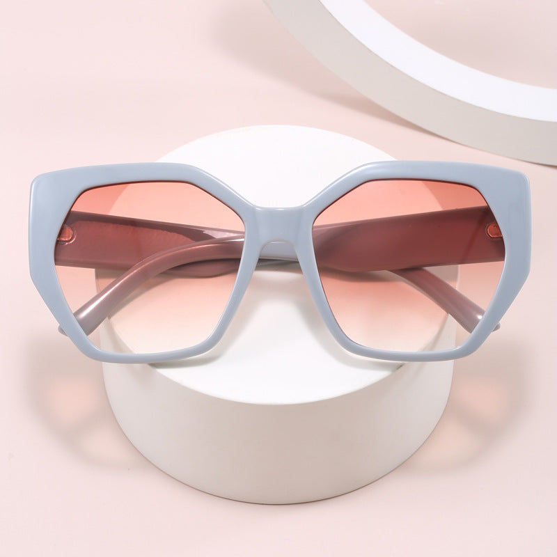 Women oversized geometric sunglasses Stornfield