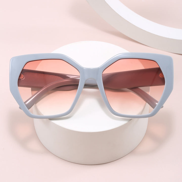 Women oversized geometric sunglasses Stornfield