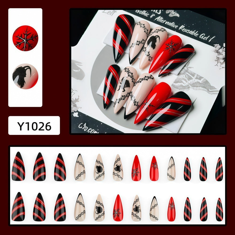 Creative Nail Design Set in Gothic Style Stornfield