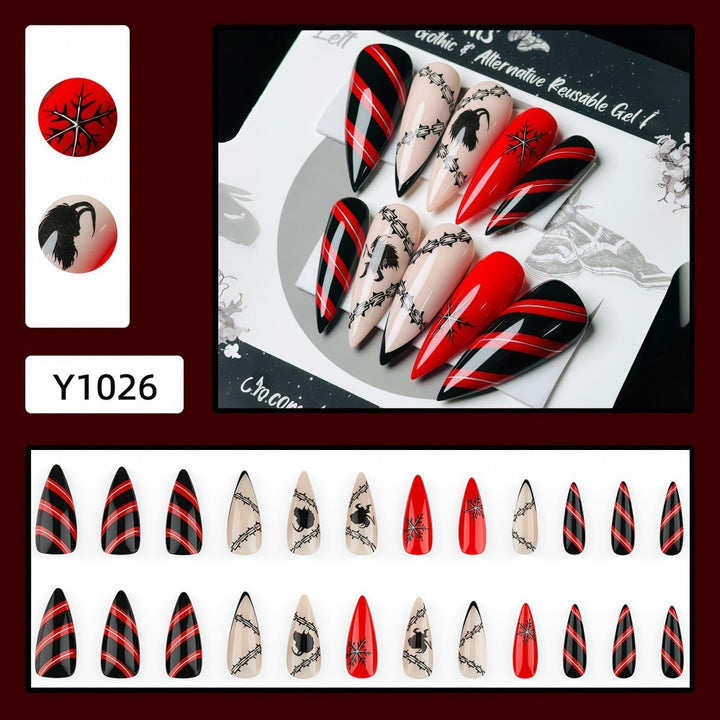 Creative Nail Design Set in Gothic Style Stornfield