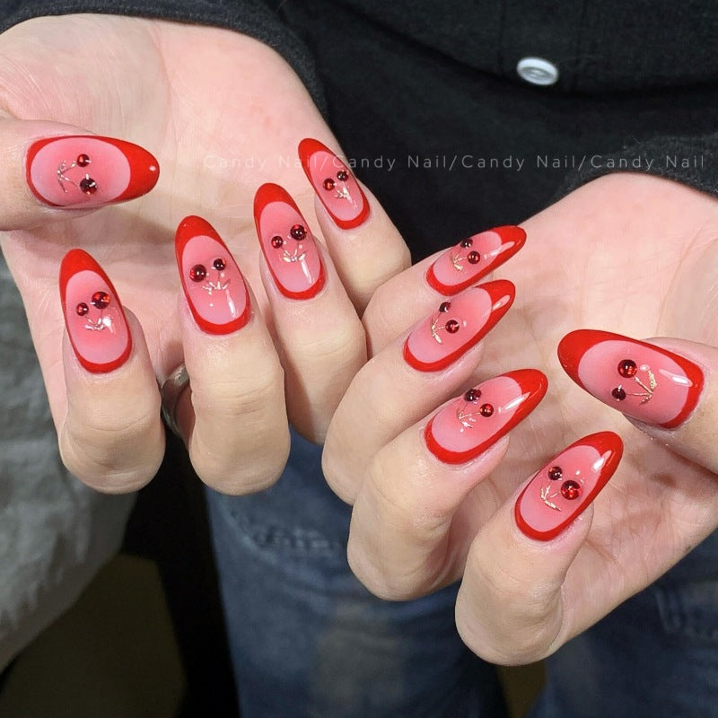 Premium Decorative Press-On Nail Set Stornfield