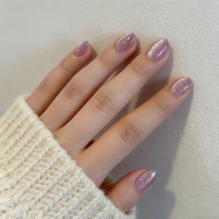 Sparkling Glossy Press-On Nail Set Stornfield