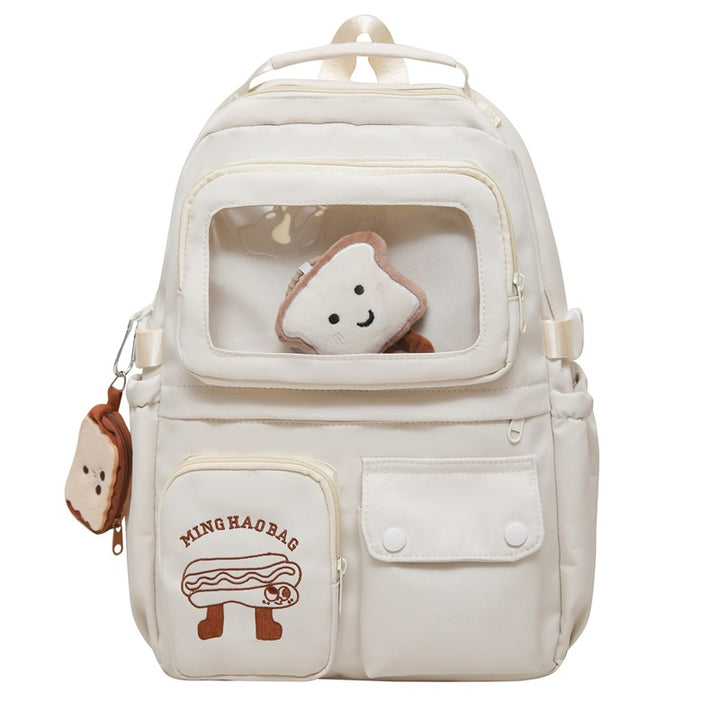 Multi-Functional Transparent Pocket School Backpack Stornfield