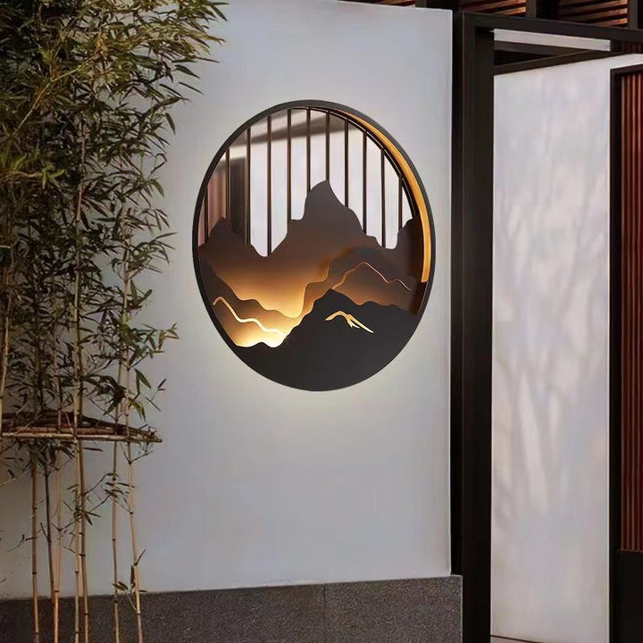 Modern Artistic Round Wall Lamp