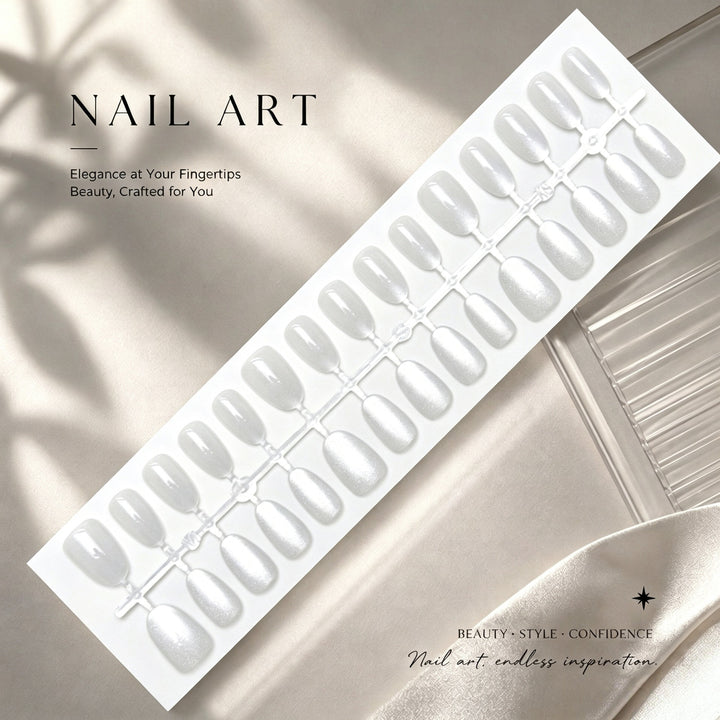 Glittery Press-On Nail Art Set
