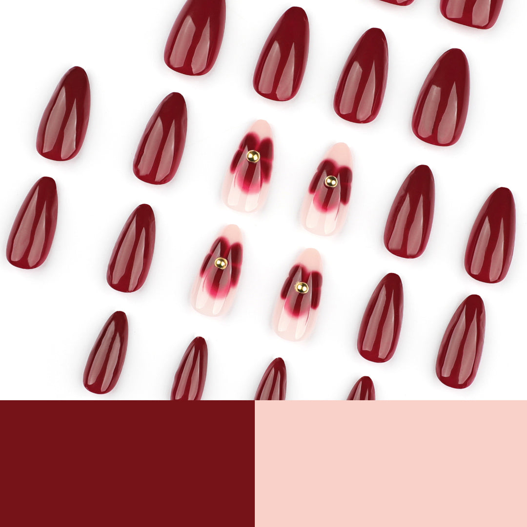 Elegant Nail Art with Floral Applications Stornfield
