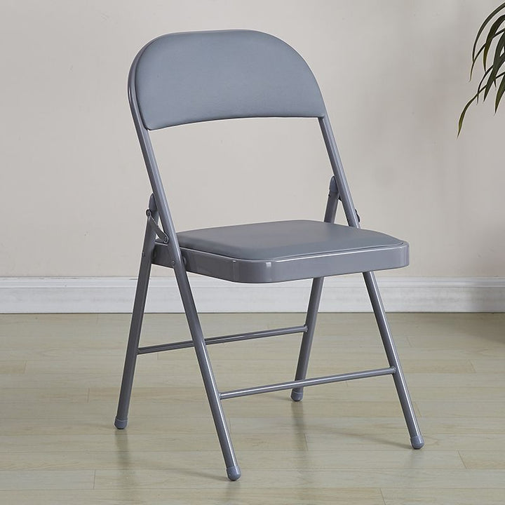 Folding chair with ergonomic design and PU upholstery Stornfield
