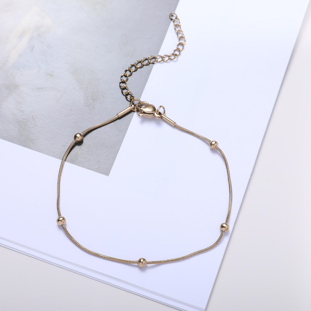 Adjustable Beaded Chain Bracelet Stornfield