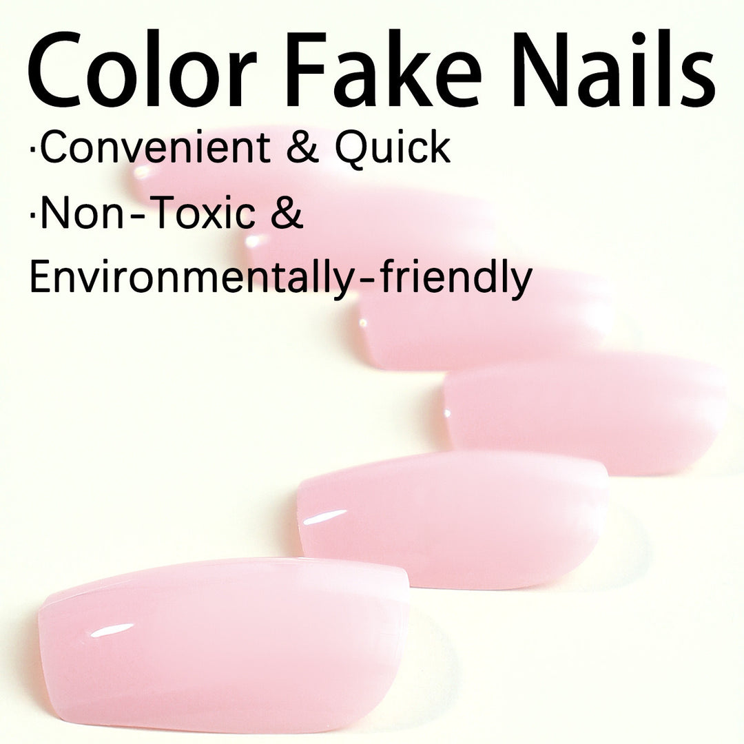 Artificial nail set with high-gloss finish and elegant shape Stornfield