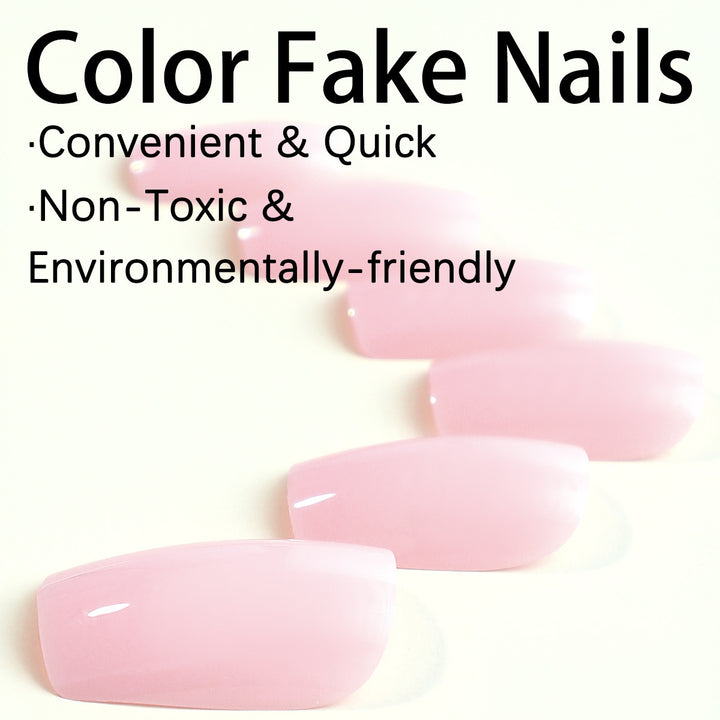 Artificial nail set with high-gloss finish and elegant shape Stornfield