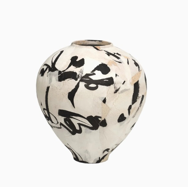 Contemporary Decorative Golden Globe Vase