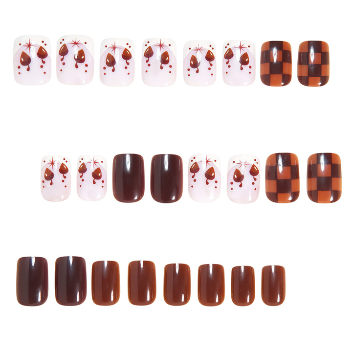 Artistic Square Nail Art Design Stornfield