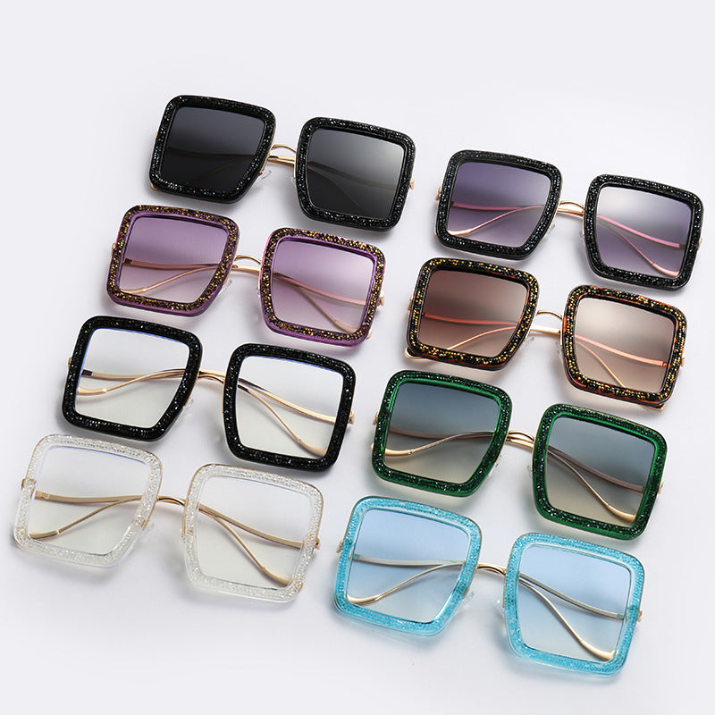 Women's glamorous sunglasses with sparkling crystal frame Stornfield