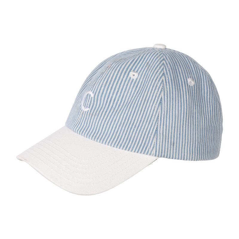 Men's Striped Casual Cotton Baseball Cap Stornfield