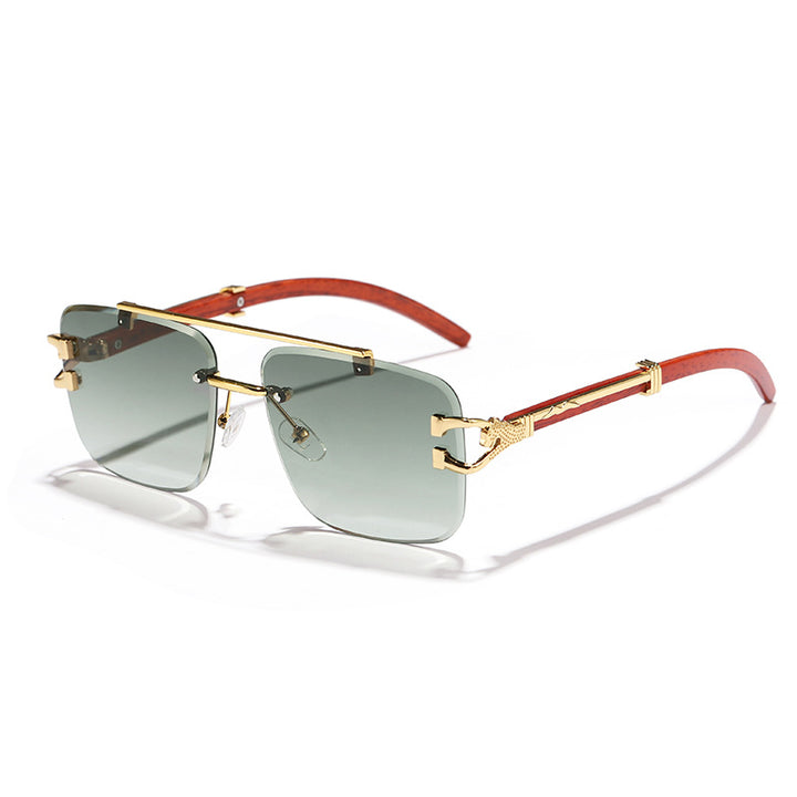 Women's stylish square sunglasses with luxurious metal frame Stornfield