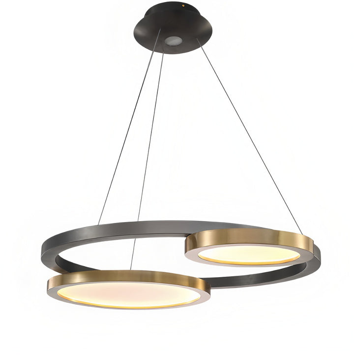 Modern Dual-Circle Pendant Light