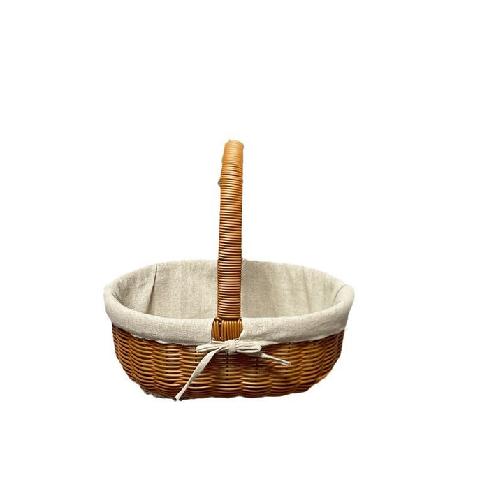 Women's Elegant Basket with Removable Fabric Insert Stornfield