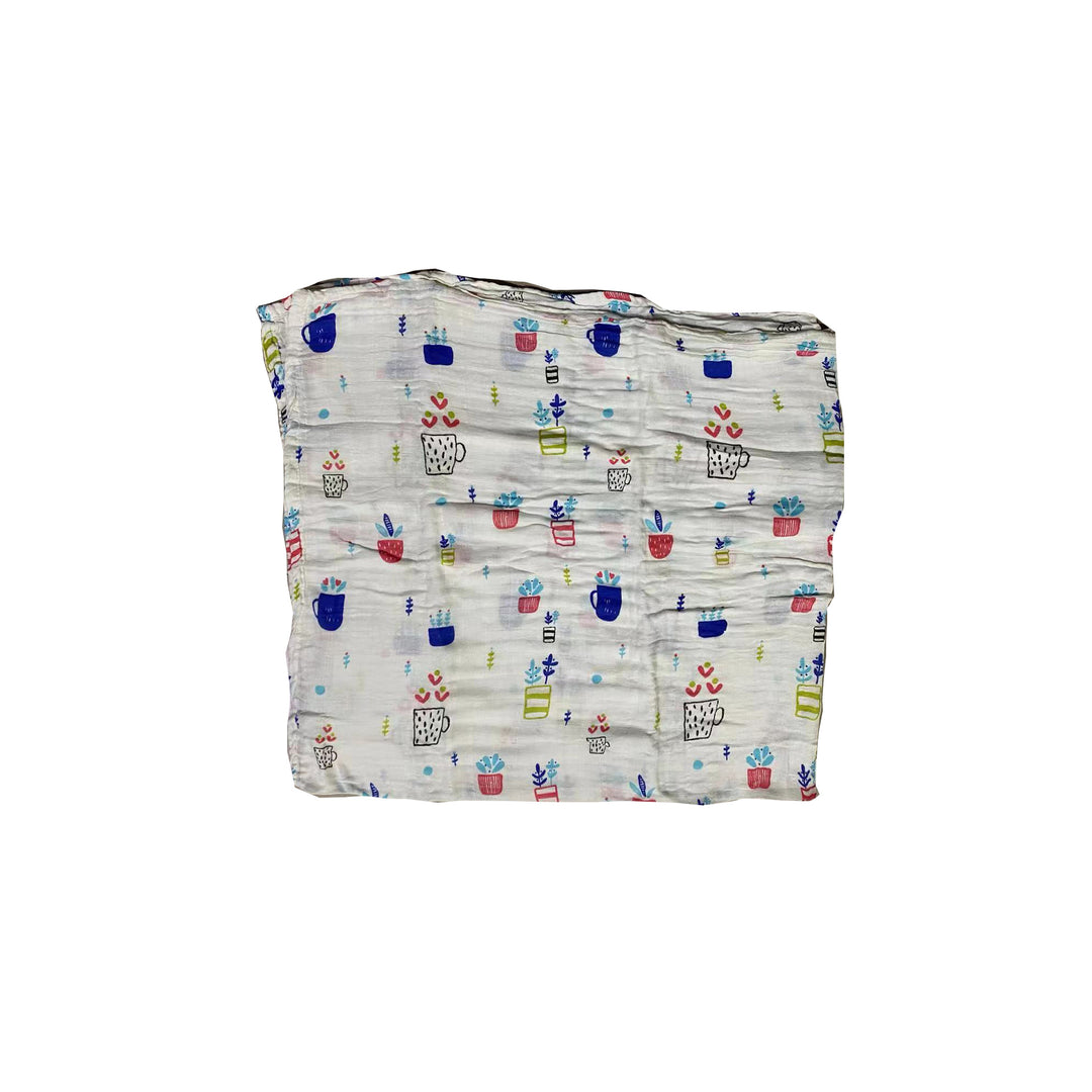 Cute Patterned Muslin Swaddle Blanket Stornfield