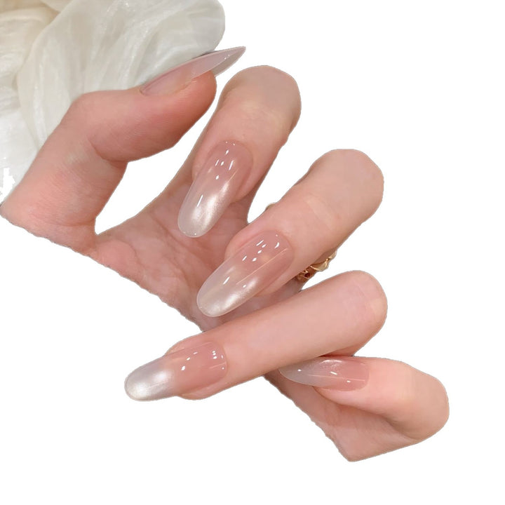 Natural Glossy Press-On Nail Set Stornfield