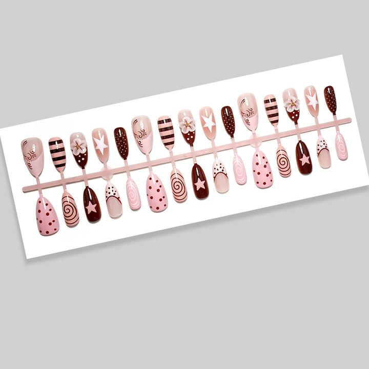 Creative Nail Art Press-On Set
