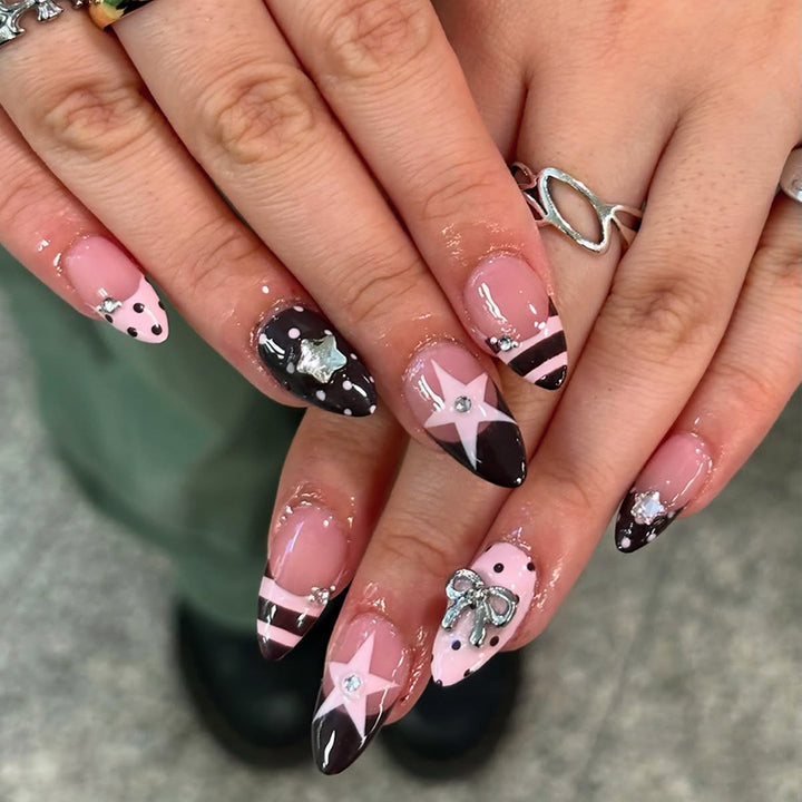 Fake nails with Playful Design Stornfield