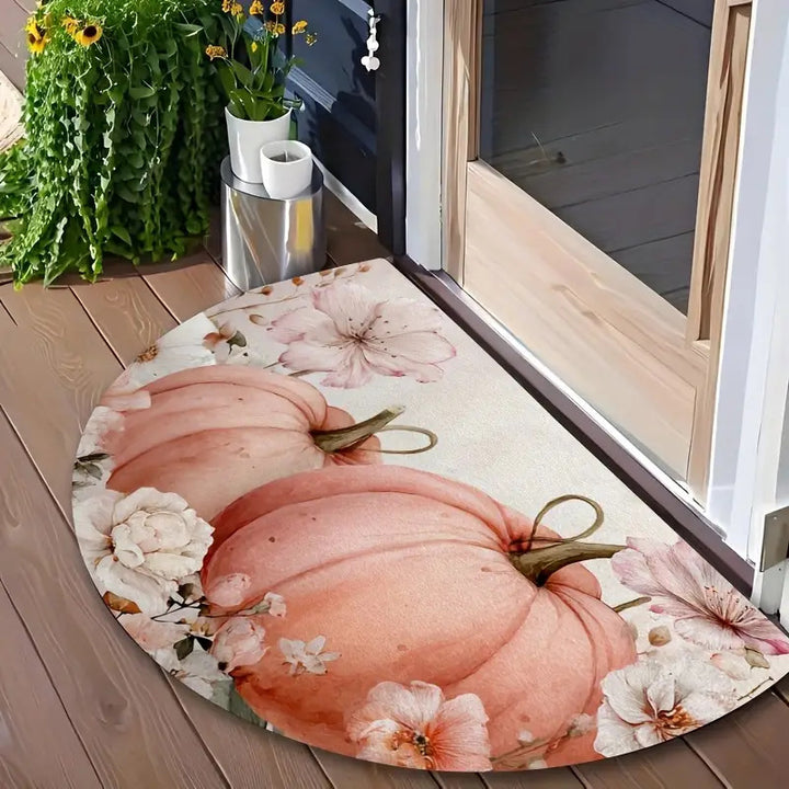 Autumn-Themed Decorative Welcome Mat for Home