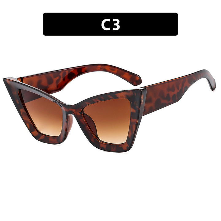 Women's Cat-Eye Sunglasses with Unique Wave Frame Stornfield