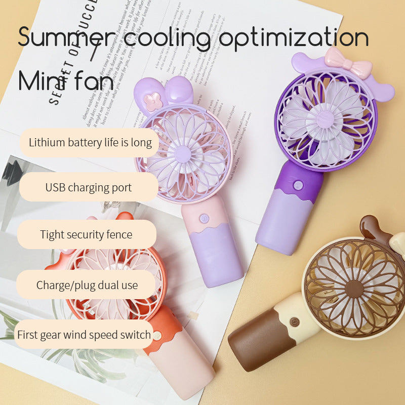 Unisex Portable Mini Fan in Creative Animal Design Stornfield