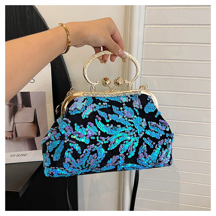 Elegant Sequined Evening Handbag