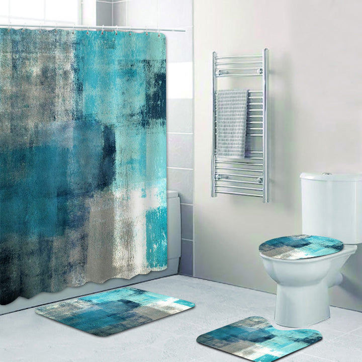 Scenic Beach-Themed Shower Curtain Stornfield