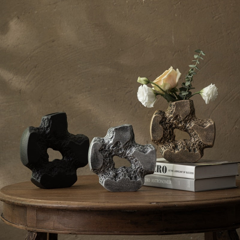 Artistic Abstract Ceramic Sculpture